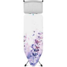 Brabantia 124X45CM (C) Buhar Kazanı Standlı Lavender Desenli Ütü Masası - Ssuh