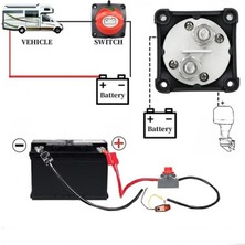 Aral Teknoloji Tekne Akü Şalteri 275A 2p 12-24V On-Off