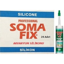Somafix 320 Gr Şeffaf Akvaryum Silikonu Nötr Kararma Yapmaz %100