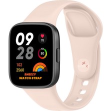 Sneezy Xiaomi Redmi Watch 3 Uyumlu Purelux Soft Silikon Kordon