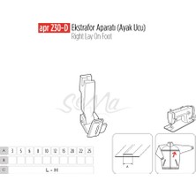 Apr Apere Ekstrafor Aparatı (Ayak Ucu) 17MM / Apr 230-D