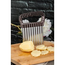 Palmiye Store Cips Patates Doğrayıcı Şekilli Sebze ve Meyve Dilimleyici