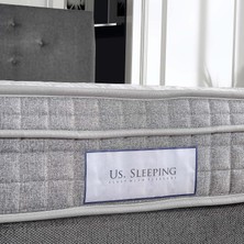 Us. Sleepıng Ultra  Super Gray Yaylı Yatak 100 x 200