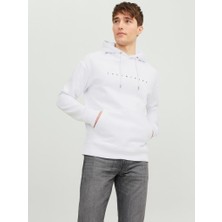 Jack & Jones Jjestar Jj Sweat Hood Noos Beyaz