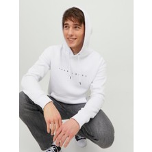 Jack & Jones Jjestar Jj Sweat Hood Noos Beyaz
