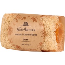 The Soap Factory Doğal Lifli Hurma Sabunu 120 gr - Lüks - Tüm Cilt Tipleri İçin - Mükemmel Cilt Bakımı - Kokulu Banyo Masajı - Nazik Peeling Etkisi - Nemlendirilmiş ve Işıltılı Cilt