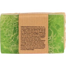 The Soap Factory Doğal Lifli Aloe Vera Sabunu 120 gr - Lüks - Tüm Cilt Tipleri İçin - Mükemmel Cilt Bakımı - Kokulu Banyo Masajı - Nazik Peeling Etkisi - Nemlendirilmiş ve Işıltılı Cilt