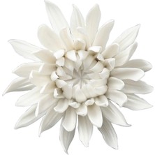 Gazechimp Çok Boyutlu 3D Seramik Çiçek Dekoru Daisy 8.5cm (Yurt Dışından)
