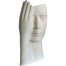 Miss Lina Misslina Dekoratif Yüzü Kapalı Adam Obje Boyanabilir