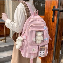 Yourbestchoice Öğrenci Okul Çantası Kadın Harajuku Karikatür Sırt Çantası Ortaokul Öğrenci Sırt Çantası Kore Versiyonu (Yurt Dışından)