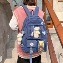 Yourbestchoice Öğrenci Okul Çantası Kadın Harajuku Karikatür Sırt Çantası Ortaokul Öğrenci Sırt Çantası Kore Versiyonu (Yurt Dışından)