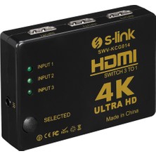 S-Link SWV-KCG014 HDMI 3 To 1 Switch