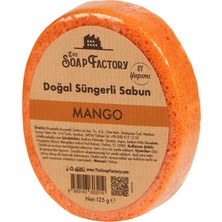 The Soap Factory Doğal Süngerli Mango Sabunu 125 gr - Lüks - Tüm Cilt Tipleri İçin - Ferahlatıcı ve Rahatlatıcı Duş Deneyimi - Mükemmel Cilt Bakımı - Kolay Kullanım - Mükemmel Koku