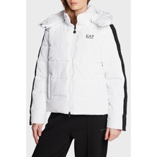 Ea7 Regular Fit Çıkarılabilir Kapüşonlu Şişme Mont Bayan Mont 6LTB18 TN8AZ 1100