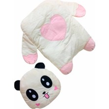 Jusso Baby Pofuduk Pembe Panda Alt Açma Seti