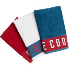 Lee Cooper Adrian Kadife Plaj Havlusu Beyaz