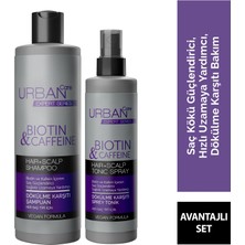 URBAN Care Expert Biotin ve Kafein  Şampuan+Tonik-Hızlı Uzamaya -Vegan