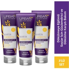 Urban Care Biotin & Keratin Saç Bakım Şampuanı 3'lü Set