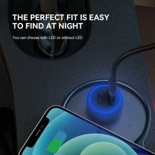 Hepu HP778 Araç Çakmaklık Şarj 20WATT Type-C Iphone Kablolu