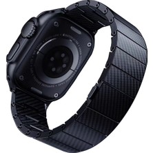 CepCase Göksu Grup  Apple Watch 38MM Kordon/kayış 600D Karbon Fiber Malzeme 31GR Ağırlık Otomatik Mekanizmalı Kordon