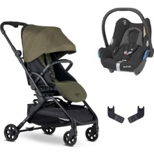 Mini By Easywalker Buggy Turn Kabin Boy 360 Derece Dönen Tek Tuşla Otomatik Katlanan Travel Sistem Bebek Arabası