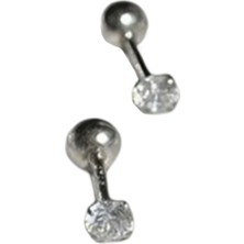 Cynthia Stud Yıldönümü Için Zirkon 5mm Için Küpe (Yurt Dışından)