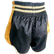 Whiteface Muay Thai Elite Şort (Siyah-Gold)