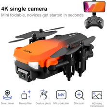 Yue Store Kk9 2.4g Rc Eng Kaçınma Quadcopter Oyuncak, Tek Kamera (Orange) (Yurt Dışından)