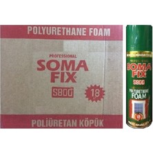 Somafix 300 ml Poliüretan Köpük Çelik Kapı Pencere Izolasyon Montaj Dolgu Pu Köpük