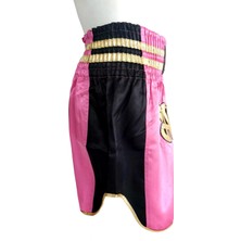 Whiteface Muay Thai Elite Şort (Pembe-Siyah)