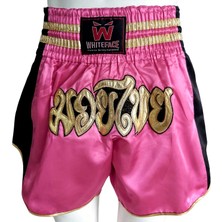 Whiteface Muay Thai Elite Şort (Pembe-Siyah)