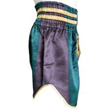 Whiteface Muay Thai Elite Şort (Yeşil-Siyah)