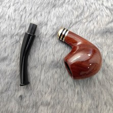 Falconetti Kahverengi Parlak Sandalwood Bilezikli Ahşap Pipo RC94