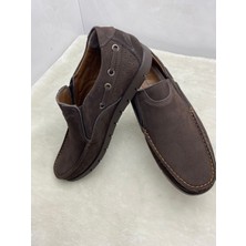 Çiğdem Kundura Çiğdem Kahverengi Hakiki Nubuk Deri Tımbırlend (8017) - Kahverengi - 41 - ST02420-12234