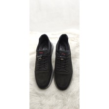 Çiğdem Kundura Nubuk Deri Siyah Lastik Bağlı Erkek Ayakkabı 1097 Siyah 40 ST02618-13272