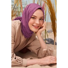 Madame Polo Bambu Kraş Şal - Gül Pembe