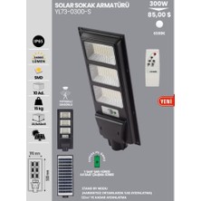 Alles Noas 300W Solarlı Sokak Aydınlatması Kumandalı