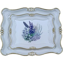 Zucci Sultan Tepsi Set Lavanta 2'li
