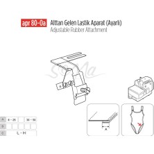 Apr Apere Alttan Gelen Lastik Apara Ayarlı 35MM/ APR80-0A