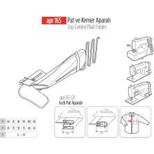 Apr Apere Pat ve Kemer Aparatı 60MM-20MM / Apr 165