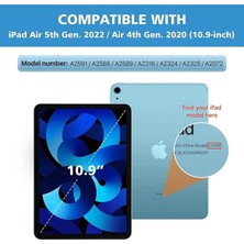 Voyo Apple iPad Air 5.nesil 10.9" Uyku Modlu Kapaklı Ince Slim Kılıf