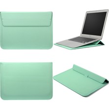 Novstrap Apple Macbook Air M1 A2337 13 Inç Uyumlu Deri Kılıf Çanta Sleeve Standlı Içi Kumaş