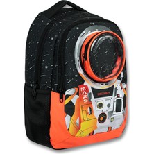 Famebag Famebag-Ümit Çanta Lisanslı Erkek Astronot Okul Sırt Çantası -Beslenme ve Kalemlik Çantası Seti