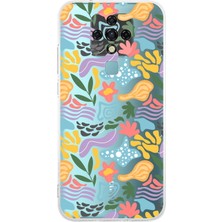 Printify Tecno Camon 16 Uyumlu Kamera Korumalı Kapak Memphis Desen Tasarımlı Şeffaf Kılıf