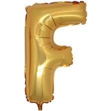 Benim Marifetlerim F Harfi Altın Folyo Balon 40 Inch 90 cm