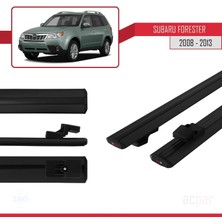 Acpar Subaru Forester 2008-2013 Arası ile Uyumlu Basıc Model Ara Atkı Tavan Barı Siyah