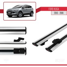 Acpar Ford Kuga 2013-2018 Arası ile Uyumlu Basıc Model Ara Atkı Tavan Barı Gri