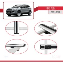 Acpar Ford Kuga 2013-2018 Arası ile Uyumlu Basıc Model Ara Atkı Tavan Barı Gri