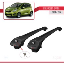 Acpar Chevrolet Spark 2009-2014 Arası ile Uyumlu Ace-1 Ara Atkı Tavan Barı Siyah