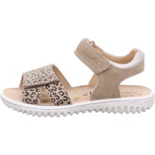 Superfit Sparkle Kız Çocuk Bej Leopar Sandalet